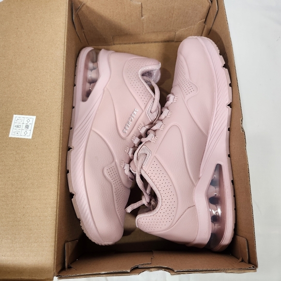 Skechers Uno 2 Women's Pink Sneakers - Picture 13 of 13